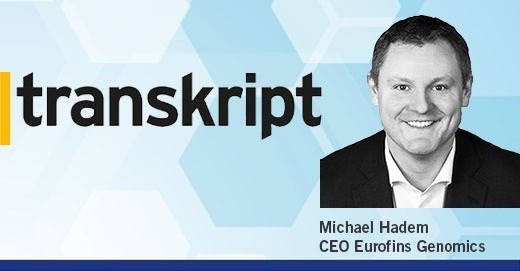 Transkript Interview with Dr. Michael Hadem, CEO of Eurofins Genomics Europe