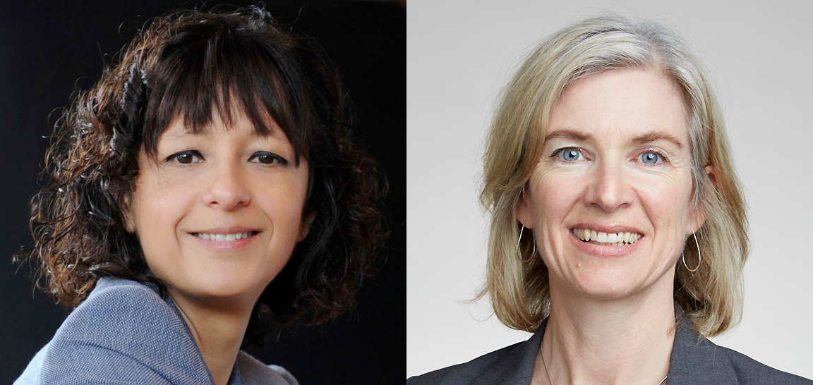 Female biologists: Jennifer Doudna, Emmanuelle Charpentier