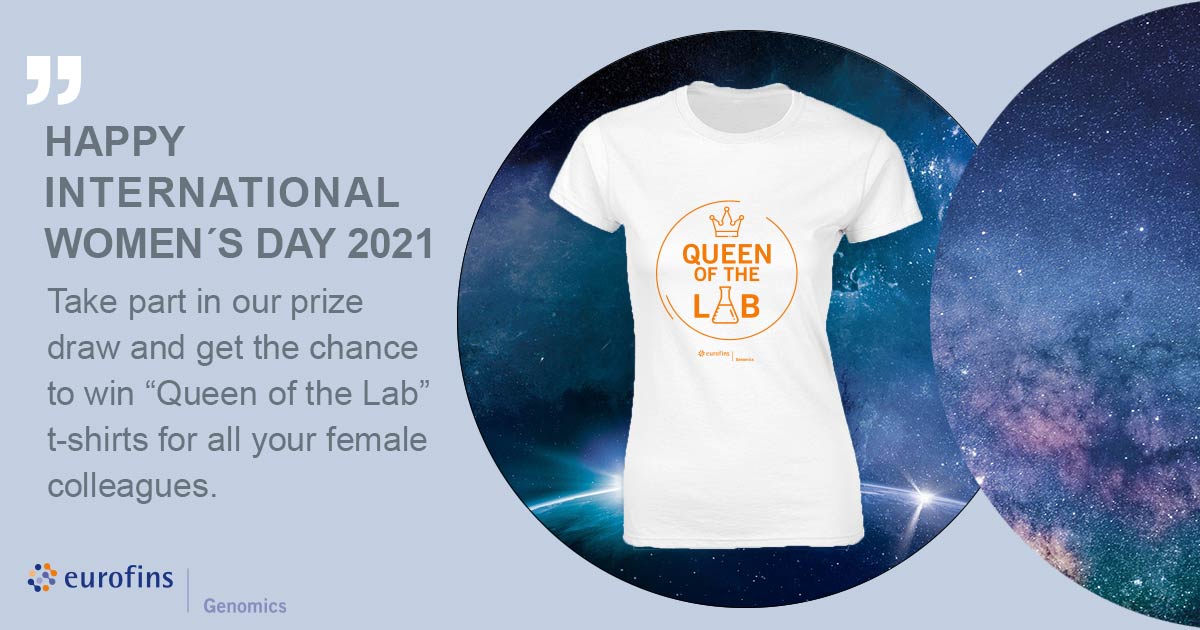 Prize of the raffle: "Queen of the Lab" t-shirt